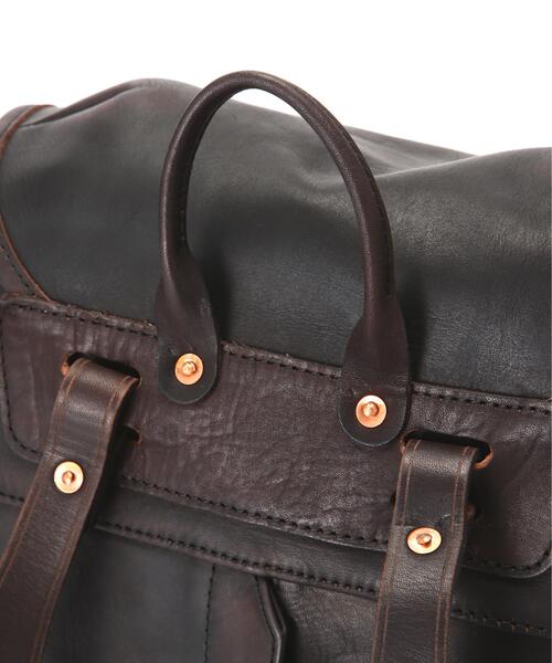 デイバック リュック VASCO/ヴァスコ/LEATHER ARMY RUCKSACK-TYPE2/レザー アーミー ラックサック メンズ レディースの画像
