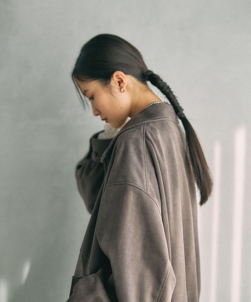 LEPSIM（レプシィム） ブルゾン アウター フェイクスエードユル