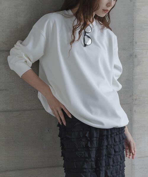 URBAN RESEARCH Sonny Label tシャツ カットジョーゼットドロストプル