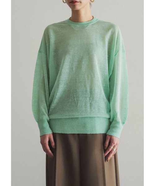 「FIL DE FER」 長袖ニット FREE グリーン レディース_画像5