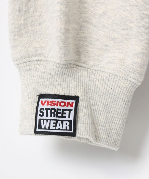 「VISION STREET WEAR」 ジップアップパーカー L オートミール メンズ_画像5