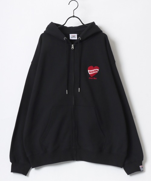 「VISION STREET WEAR」 ジップアップパーカー L オートミール メンズ_画像6