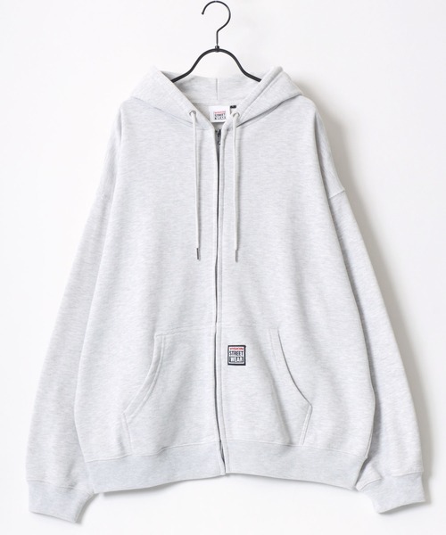 「VISION STREET WEAR」 ジップアップパーカー L オートミール メンズ_画像8