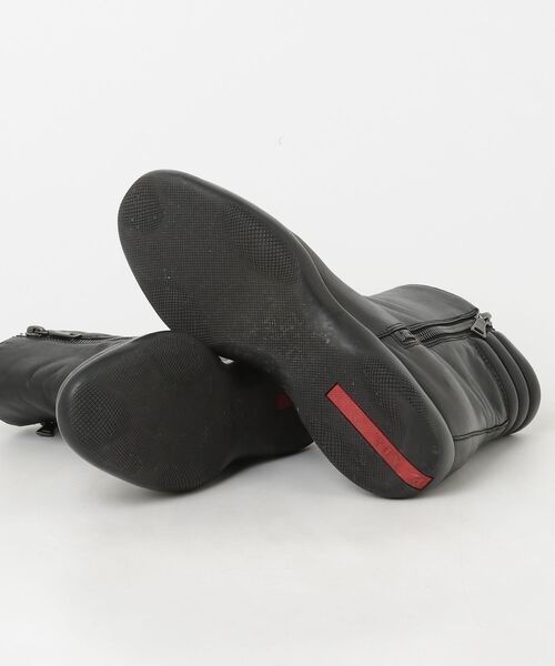 「PRADA SPORT」 ショートブーツ 36 ブラック レディース_画像3