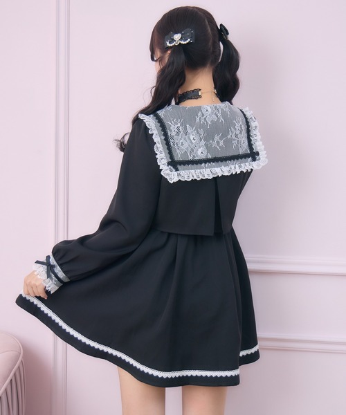 ROJITA（ロジータ） ワンピース レイヤード配色セーラーワンピース