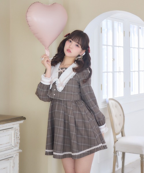 ROJITA（ロジータ） ワンピース レイヤード配色セーラーワンピース