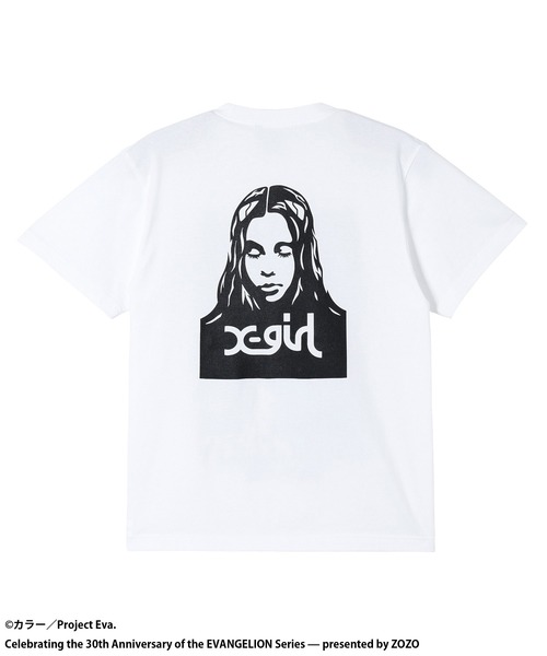 X-girl（エックスガール） tシャツ 半袖 × NEON GENESIS EVANGELION S