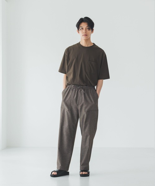 GLOBAL WORK（グローバルワーク） tシャツ サラサラ快適DRYポケットT