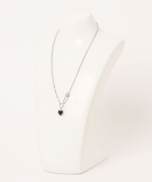 ALMO ネックレス ハートネックレス セーフティピンネックレス
