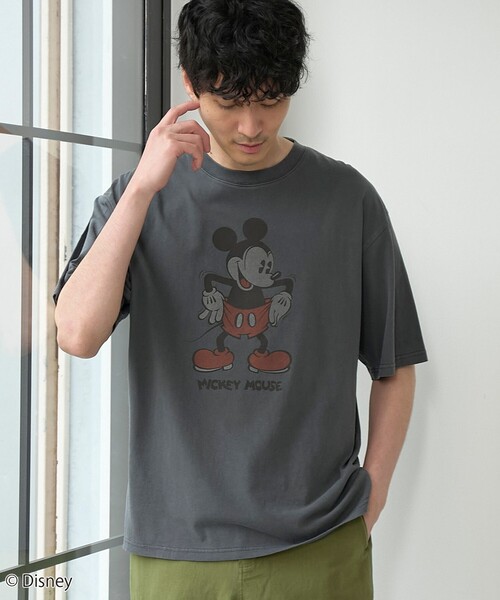 coen（コーエン） tシャツ Mickey（ミッキー）ヴィンテージライクT