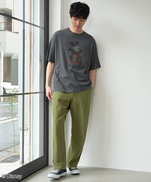 coen（コーエン） tシャツ Mickey（ミッキー）ヴィンテージライクT