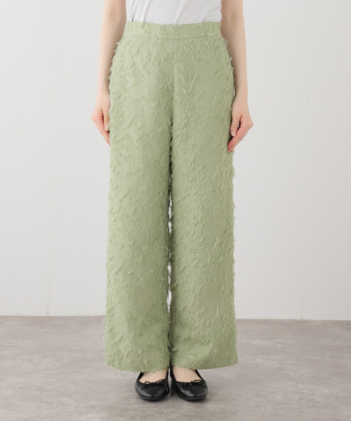 SLOBE IENA（スローブイエナ） パンツ ジャガードパンツ レディース