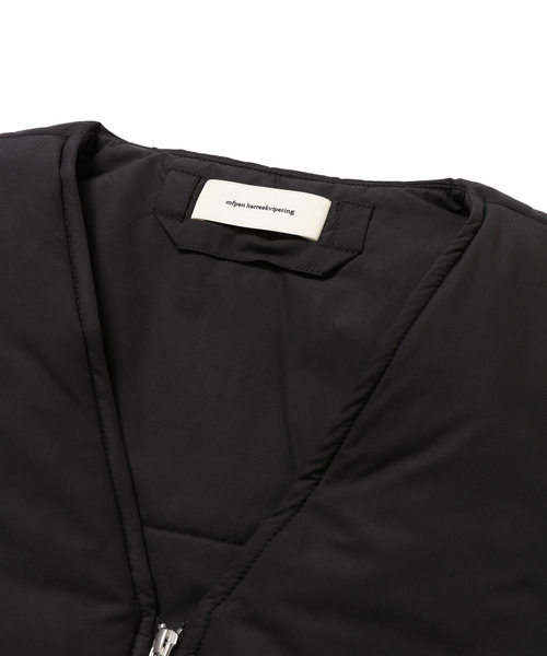 ベスト ジレ 「mfpen/エムエフペン」Padded Vest メンズの画像