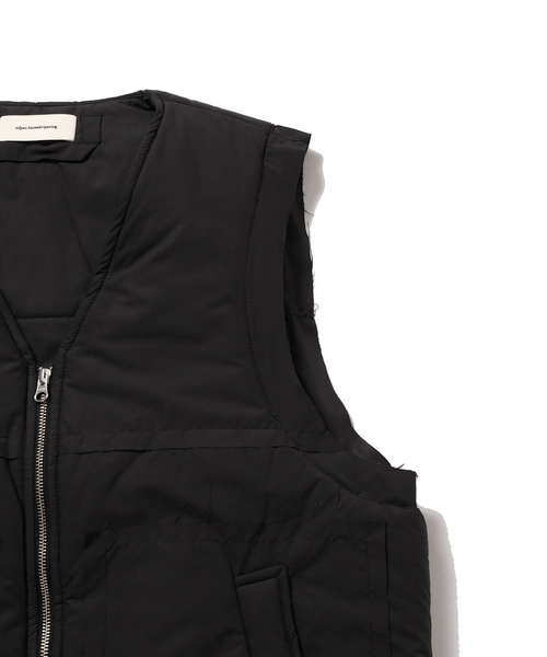 ベスト ジレ 「mfpen/エムエフペン」Padded Vest メンズの画像