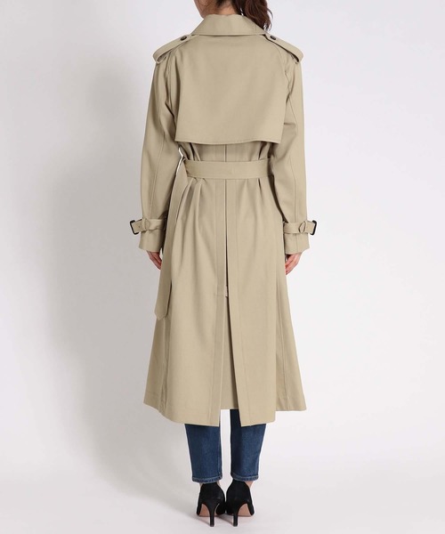 「TITE IN THE STORE」 トレンチコート 38 ピンク レディース_画像6