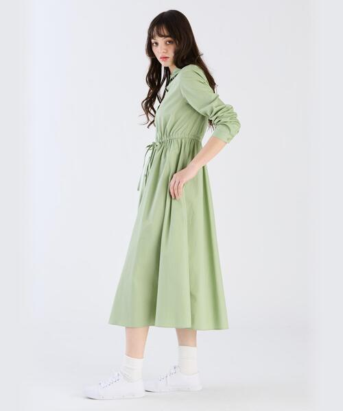 「To b. by agnes b.」 長袖ワンピース 38 グリーン系その他 レディース_画像5
