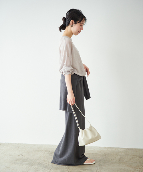 plage（プラージュ） ニット セーター 「追加」Linen/ny long プル
