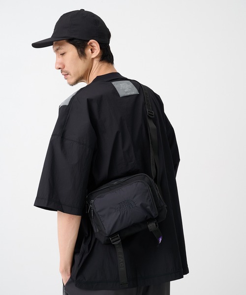 パープルレーベル/ワンショルダー/ウエストバッグ/ノースフェイス/ブラック/限定 THE NORTH FACE PURPLE LABEL ノースフェイス ショルダーバッグ 「THE