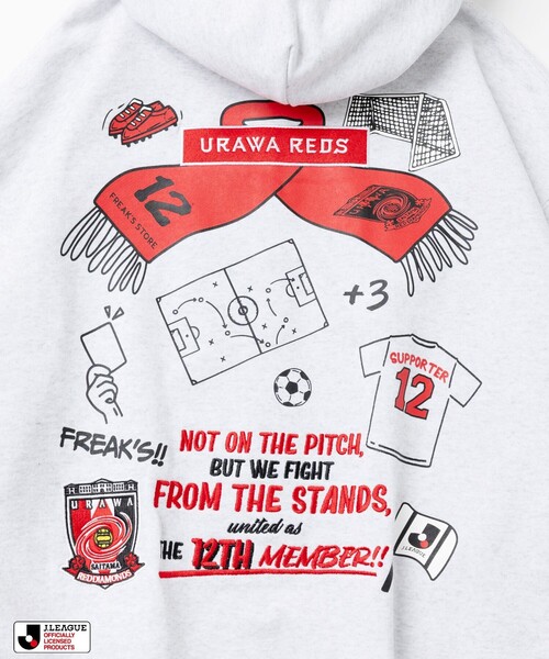 浦和レッズ　FREAK’S STORE パーカージャケットL FREAK'S STORE（フリークスストア） パーカー J.LEAGUE × FREAK'S