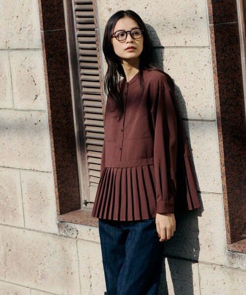 新品green label relaxingブラウス マシンウォッシャブル通気性 green label relaxing（グリーンレーベルリラクシング） ブラウス