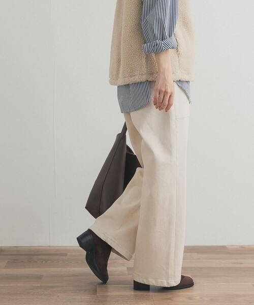 「URBAN RESEARCH DOORS」 パンツ MEDIUM カーキ レディース_画像2