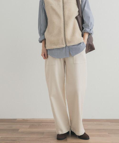 「URBAN RESEARCH DOORS」 パンツ MEDIUM カーキ レディース_画像3