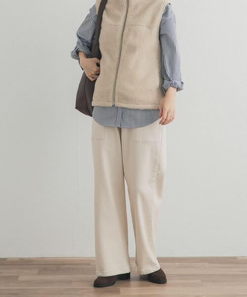「URBAN RESEARCH DOORS」 パンツ MEDIUM カーキ レディース_画像4