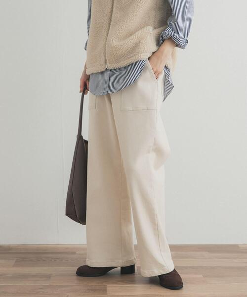「URBAN RESEARCH DOORS」 パンツ MEDIUM カーキ レディース_画像5