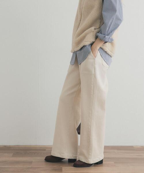 「URBAN RESEARCH DOORS」 パンツ MEDIUM カーキ レディース_画像6