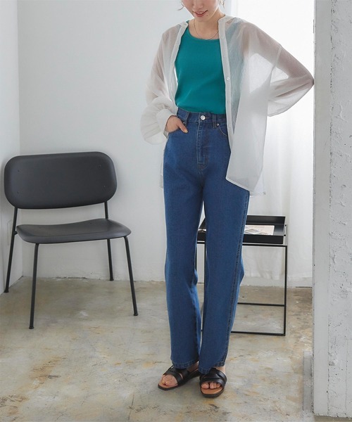 「titivate」 長袖ブラウス M ピンク レディース_画像6
