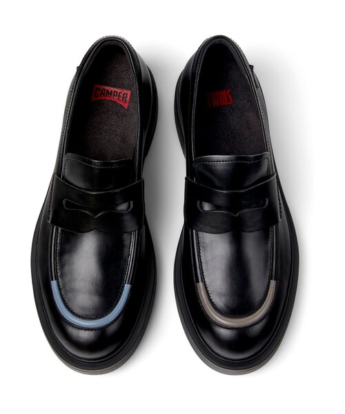 【ほぼ未使用】CAMPER カンペール レザー ローファー ブラック CAMPER（カンペール） ローファー 25.0cm ブラック メンズ : ZOZOTOWN