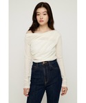tシャツ TUCK DRAPE CUT TOP...の詳細画像1