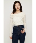 tシャツ TUCK DRAPE CUT TOP...の詳細画像3