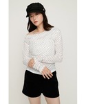 tシャツ TUCK DRAPE CUT TOP...の詳細画像5