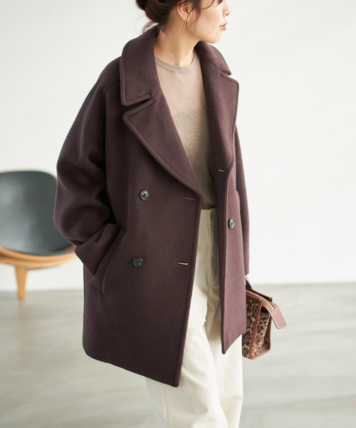 美品✨ DAMA Collection ウール　ピーコート ピンク　11 ZOZOTOWN Yahoo!店 - ピーコート｜Yahoo!ショッピング