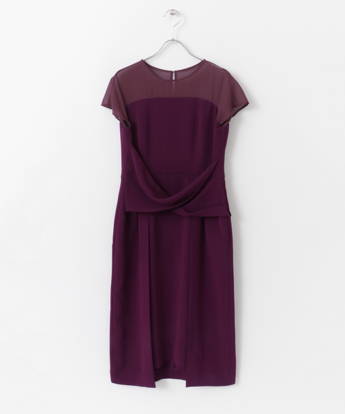 kaene×ROSSO　ウエストマークワンピース パーティードレス ドレス kaene×ROSSO ウエストマークワンピース∴ : ZOZOTOWN
