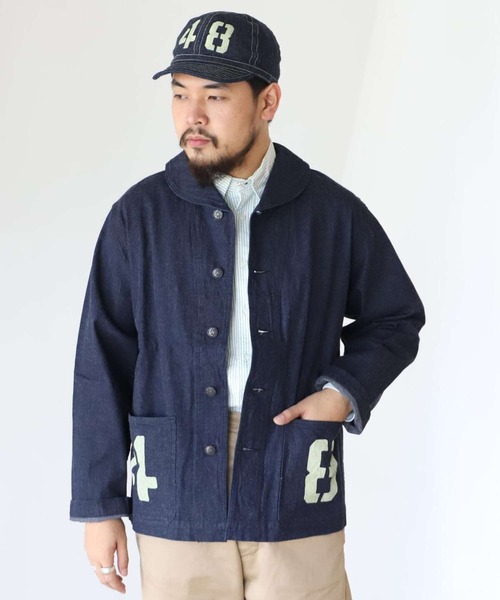 しておりま ジャケット カバーオール BUZZ RICKSON'S × fennica / 別注 NAVY 48 HECHIMA デニムジャケット<MEN> ZOZOTOWN PayPayモール店 - 通販 - PayPayモール ボディはヘ