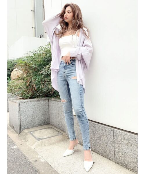 GYDA シャツ ブラウス 楊柳モモンガシャツ : ZOZOTOWN Yahoo!店