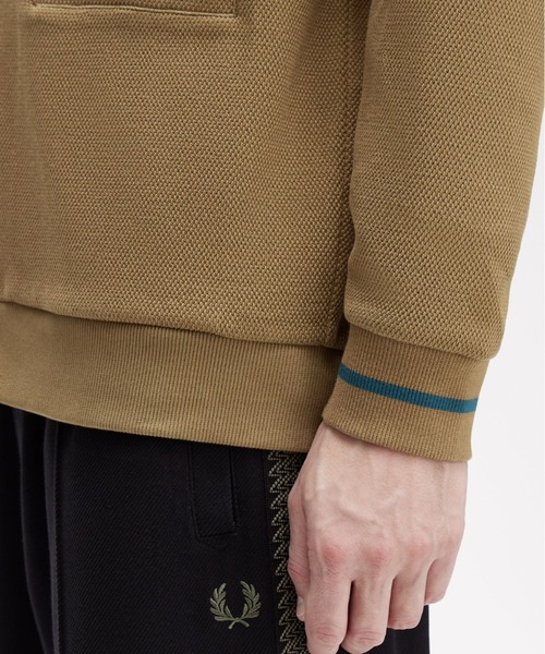 FRED PERRY（フレッドペリー） カーディガン Tipped Pique Texture
