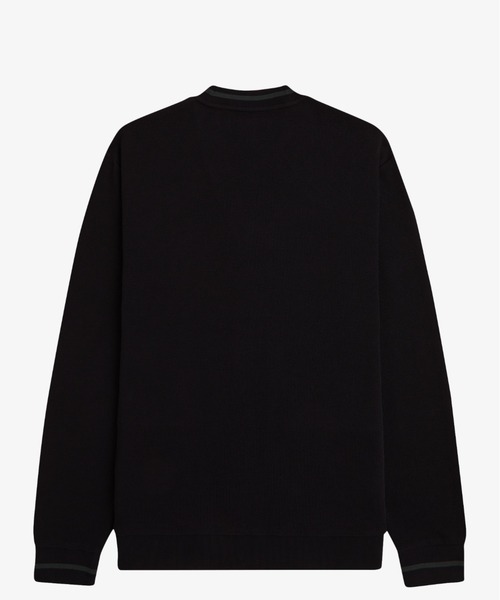 FRED PERRY カーディガン Tipped Pique Texture Cardigan／ピケ