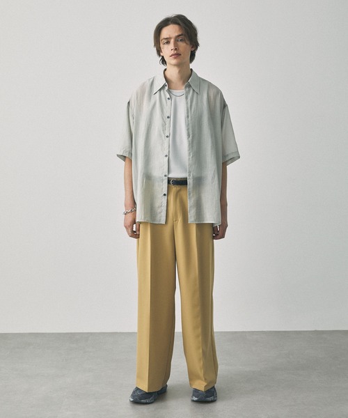 EMMA CLOTHES スラックス TRストレッチスーツ地 ストレート 1