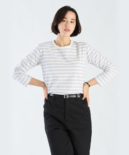 agnes b. tシャツ J008 TS ボーダーTシャツ レディース