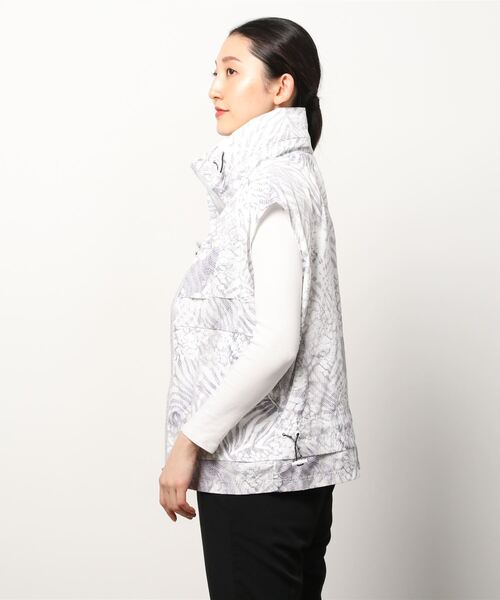 【グレー(P9KD)】GUESS ベスト (W)Full Zip Hooded Vest ゲス GUESS Brooklyn Full Zip Hooded Vest （P9KD） トップス