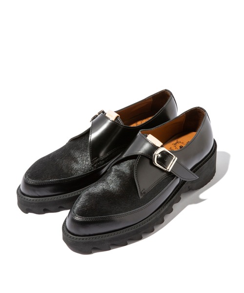 glamb（グラム） ビジネスシューズ Strap Pointed Shoes / ストラップ