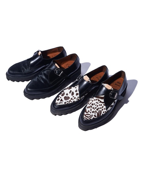 glamb（グラム） ビジネスシューズ Strap Pointed Shoes / ストラップ