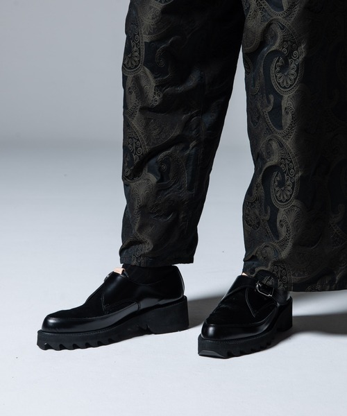 glamb（グラム） ビジネスシューズ Strap Pointed Shoes / ストラップ