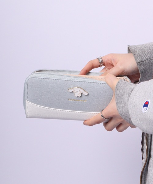 sanrio（サンリオ） 財布 JUNE SELECT バイカラーラウンド長財布