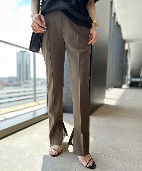 新品タグ付★ AP STUDIO SCENTOF Newインサイドスリットパンツ AP STUDIO パンツ スラックス 「追加」SCENTOF Newインサイド