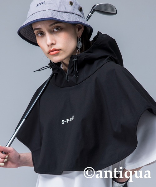 カリンカ　ポンチョ　3-5y 楽天市場】ANTIQUA GOLF×STCH レインポンチョ レディース 送料