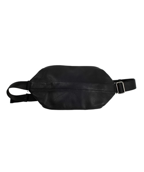 ch!iiibag シュリンクウエストバッグ　黒　ブラック　chiiiibag Shrink Leather Waist Bag – ch!iii